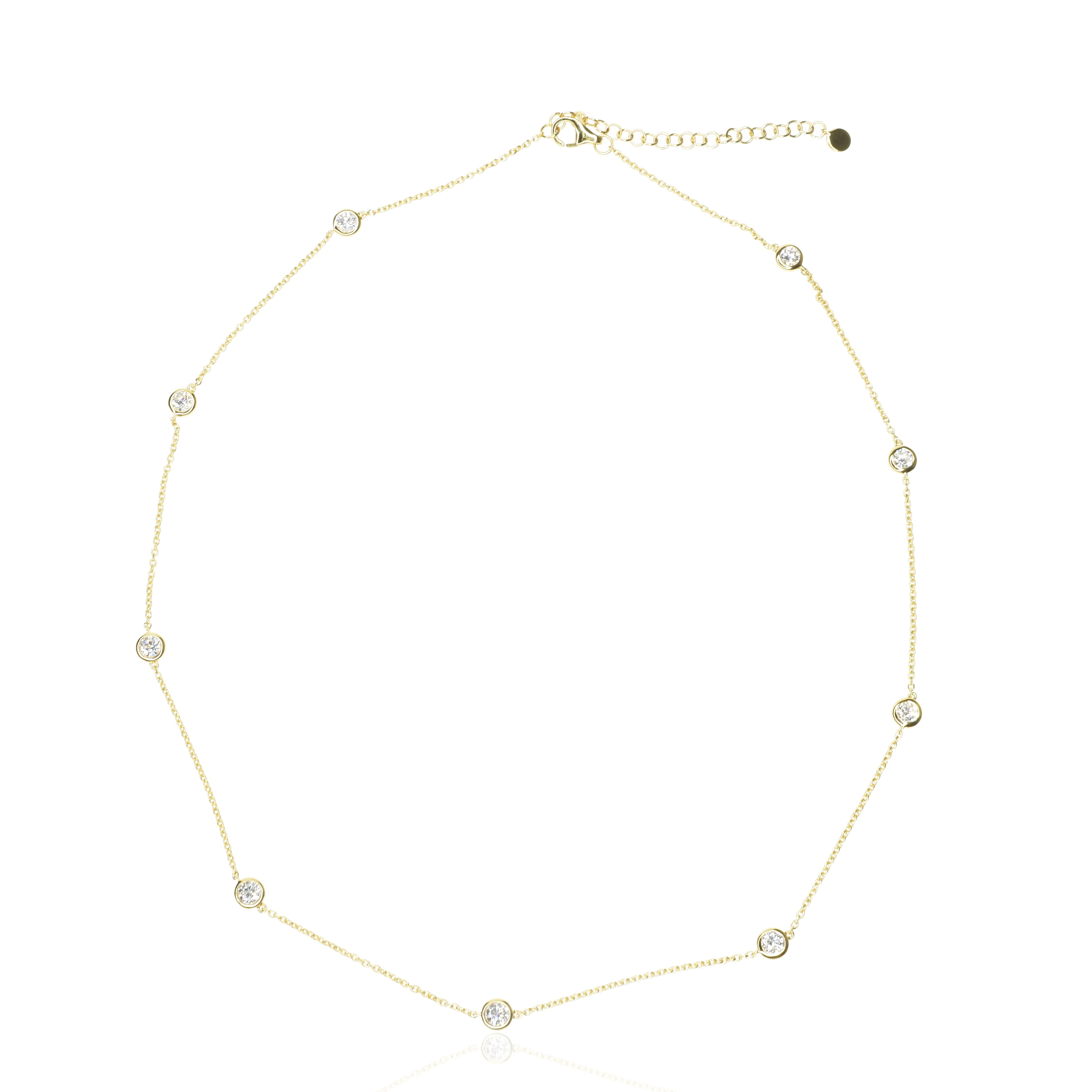 Diamonds on Chain Necklace