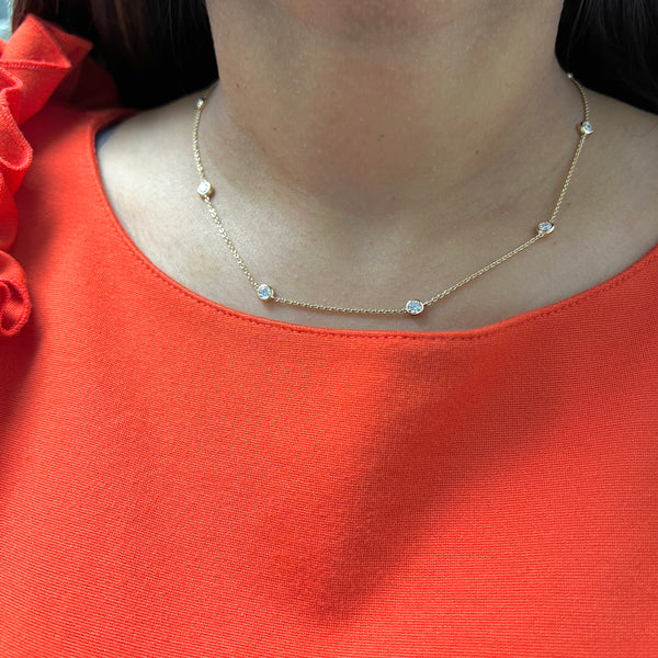 Diamonds on Chain Necklace NIYA K