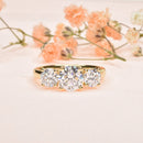 Trilogy Round Diamond Ring