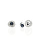 Sapphire Earrings with Diamond Jackets