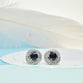 Sapphire Earrings with Diamond Jackets