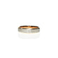 Dual Tone Wedding Band