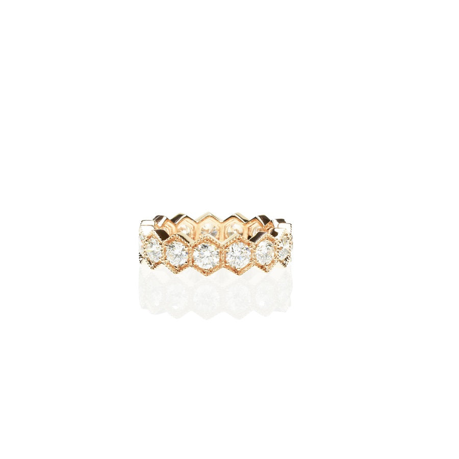 Large Hexagon Eternity Ring