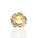 South Sea Pearl Flower Ring