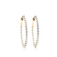 Stunning Oval Hoops