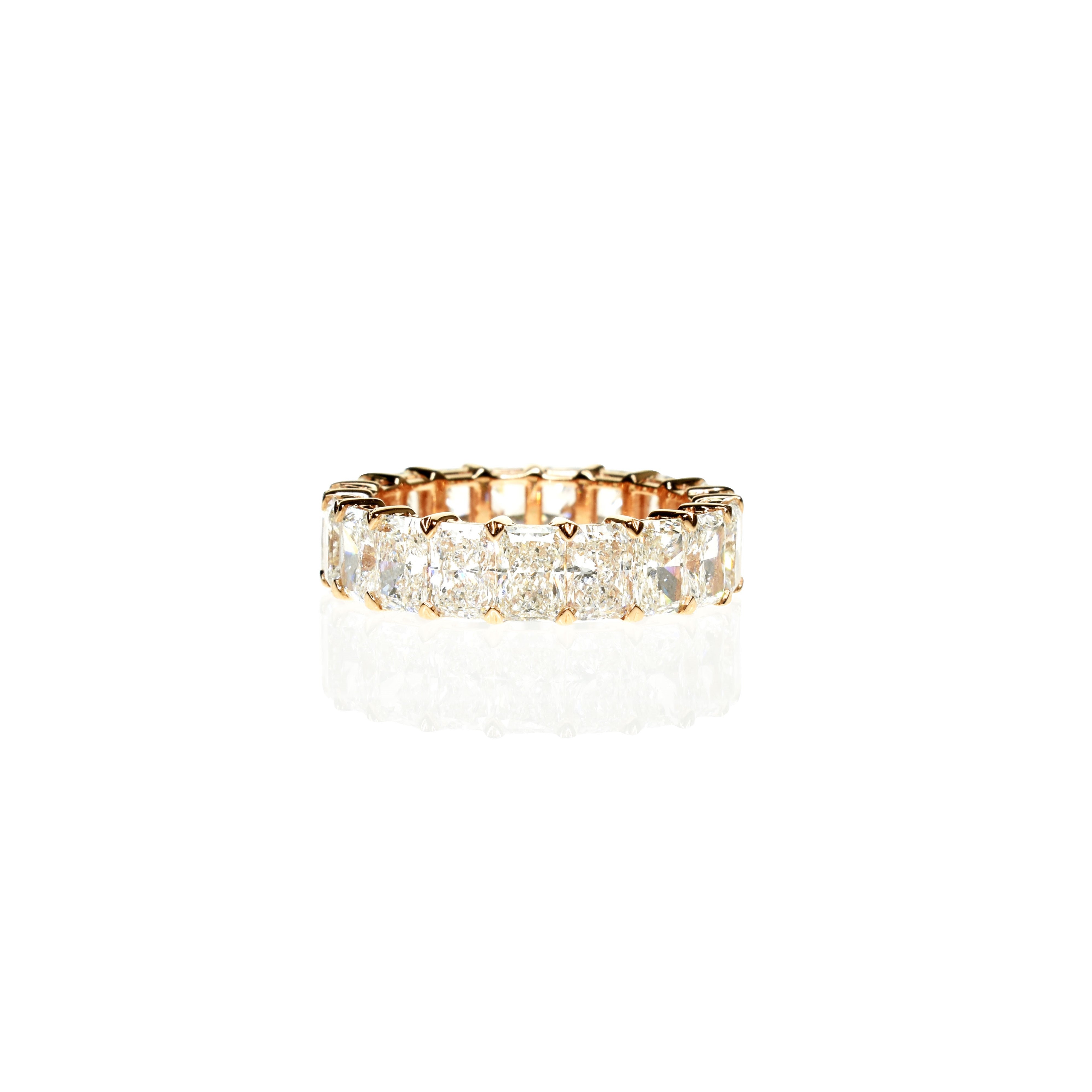 Radiant Cut Eternity Ring with 0.30ct Lab Grown Diamonds