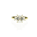 Trilogy Emerald Cut Diamond Ring