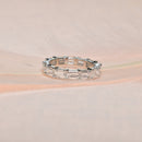 Emerald Cut Diamond Eternity Band