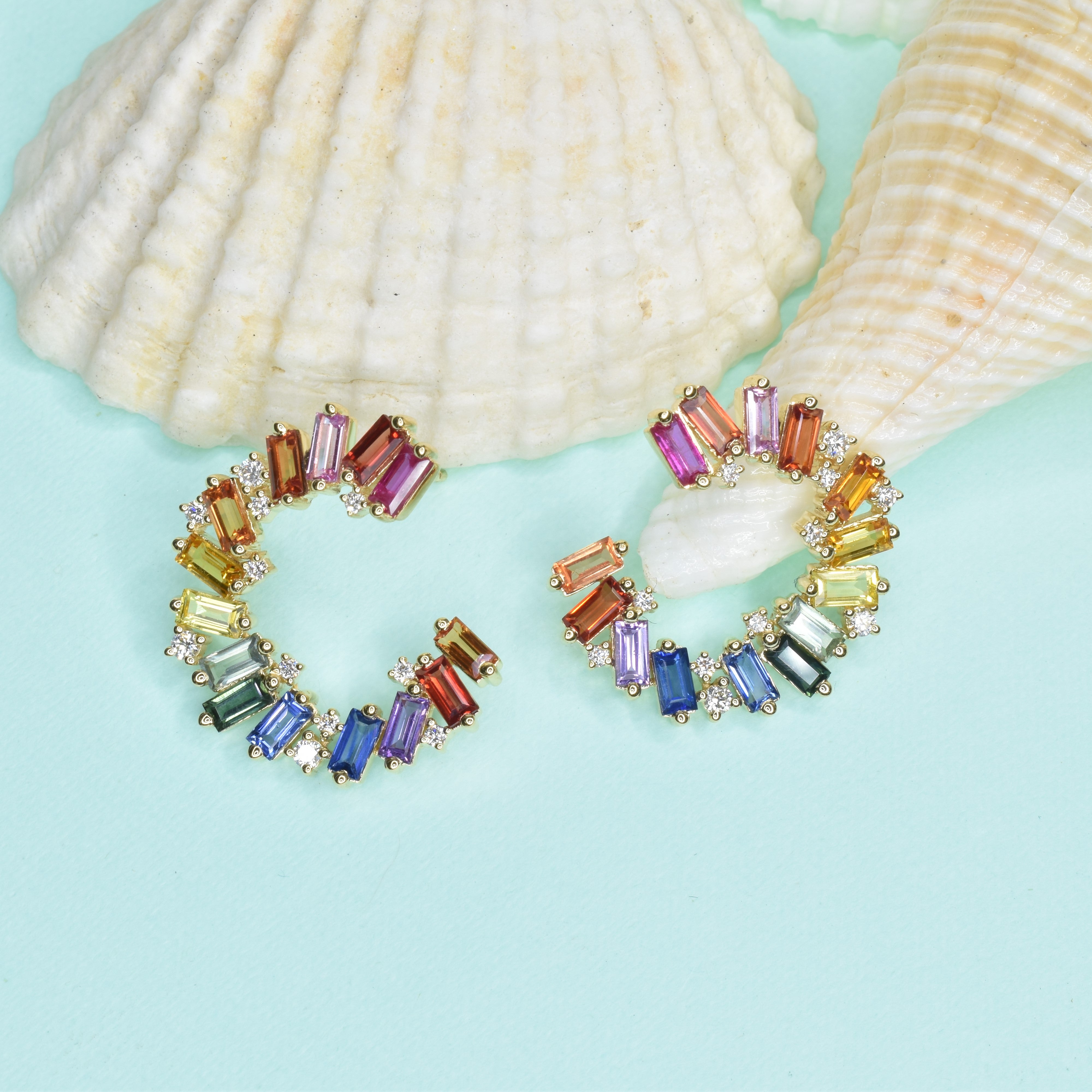 Rainbow Front and back hoops