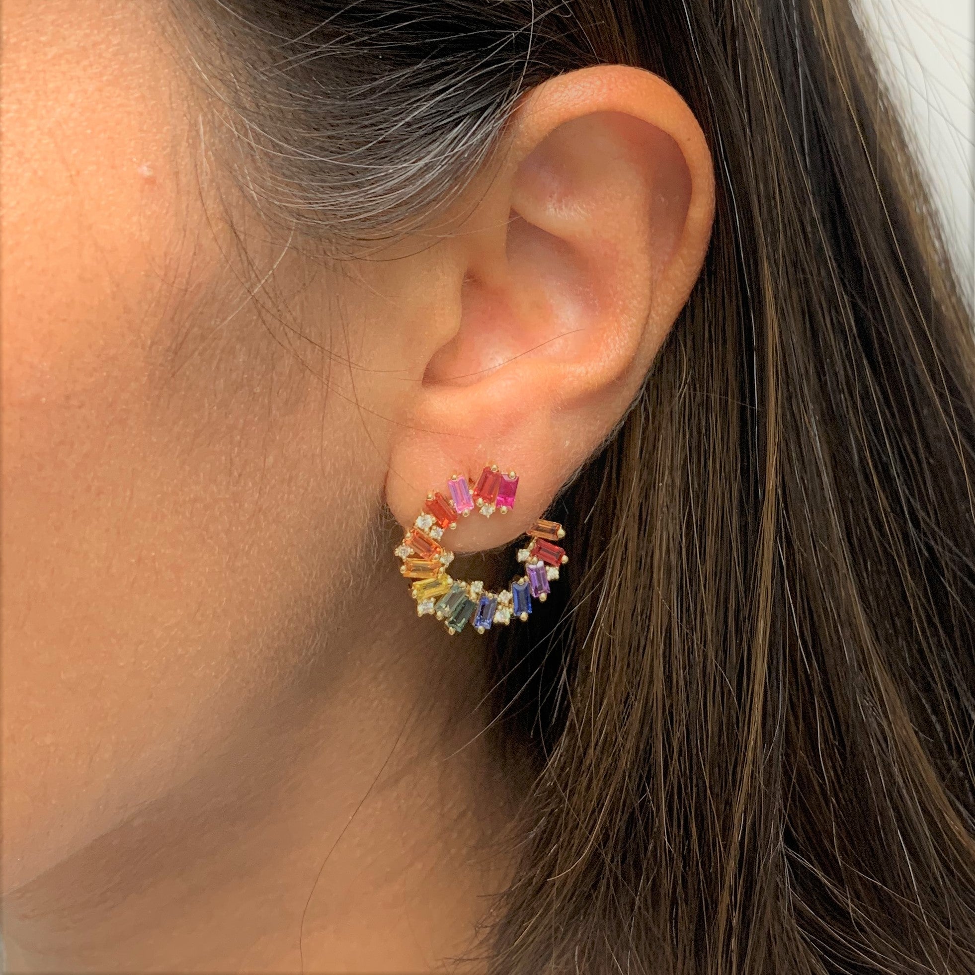 Rainbow Front and back hoops