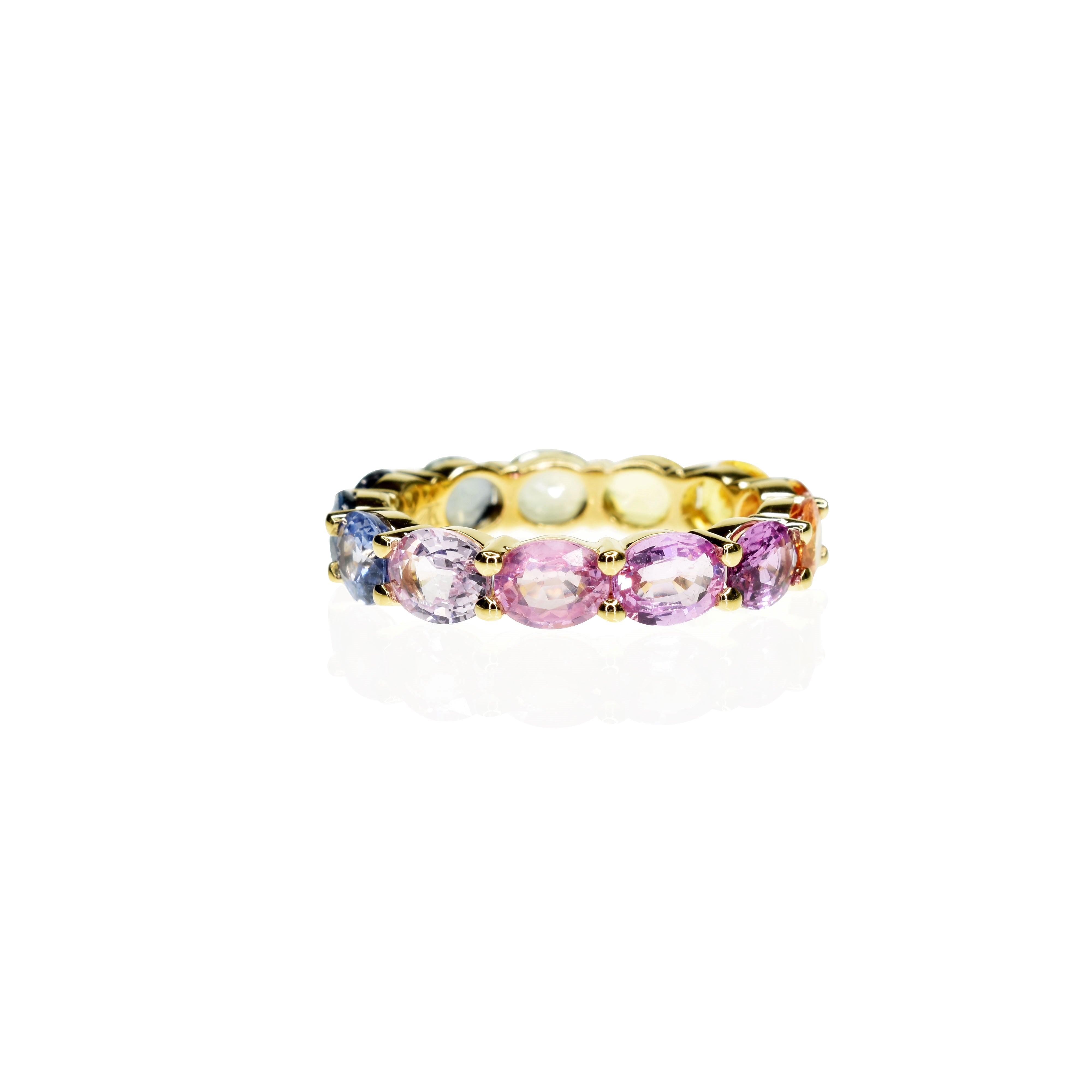 Rainbow Sapphire Ring