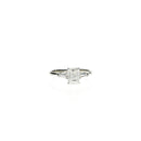 Emerald Cut Trilogy Ring with Baguette Tapers