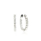4ct Lab Grown Diamond Hoops
