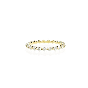 Shared Prong Eternity Band with 2.1mm Diamonds
