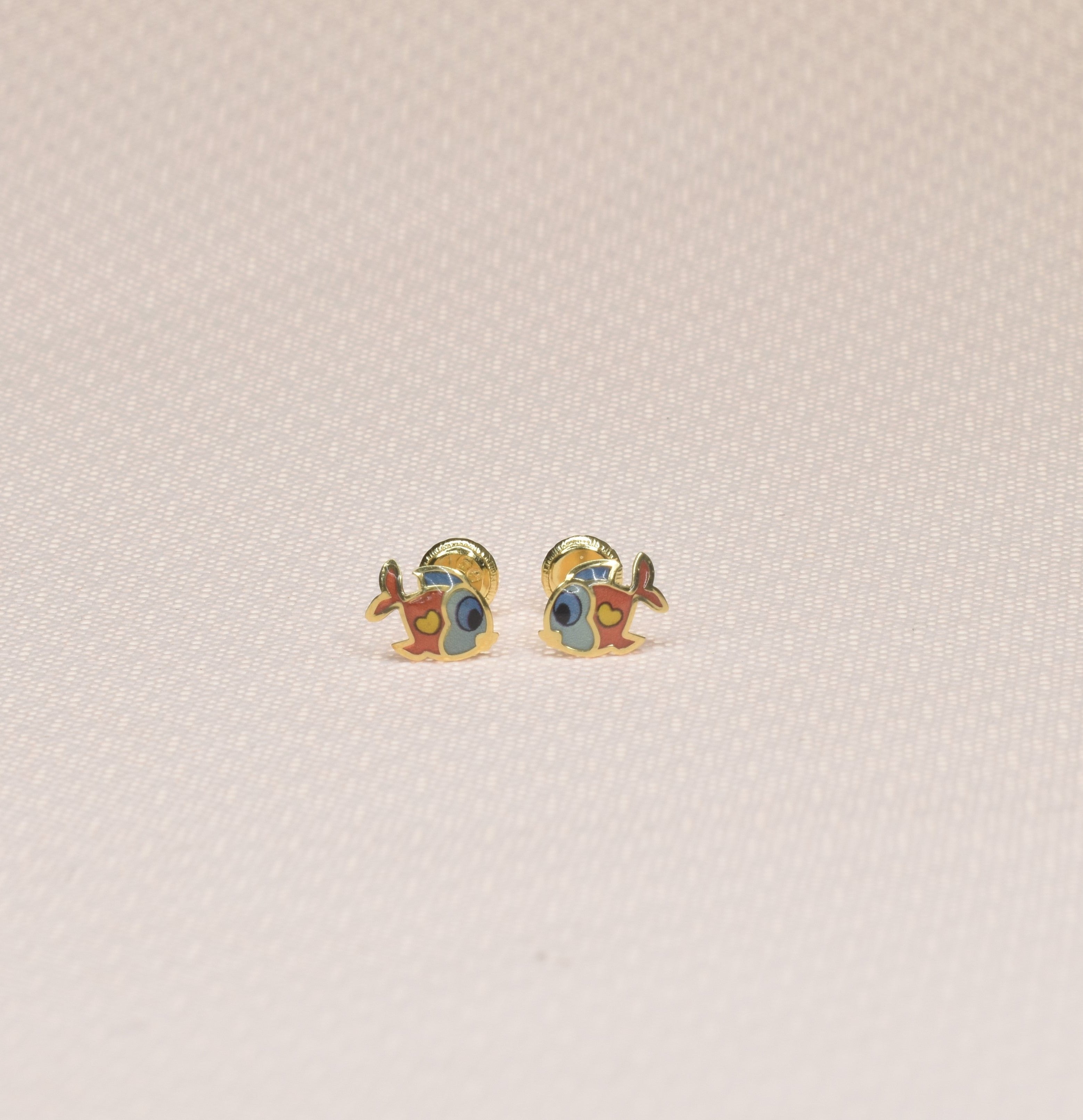 Fish Enamel Earrings